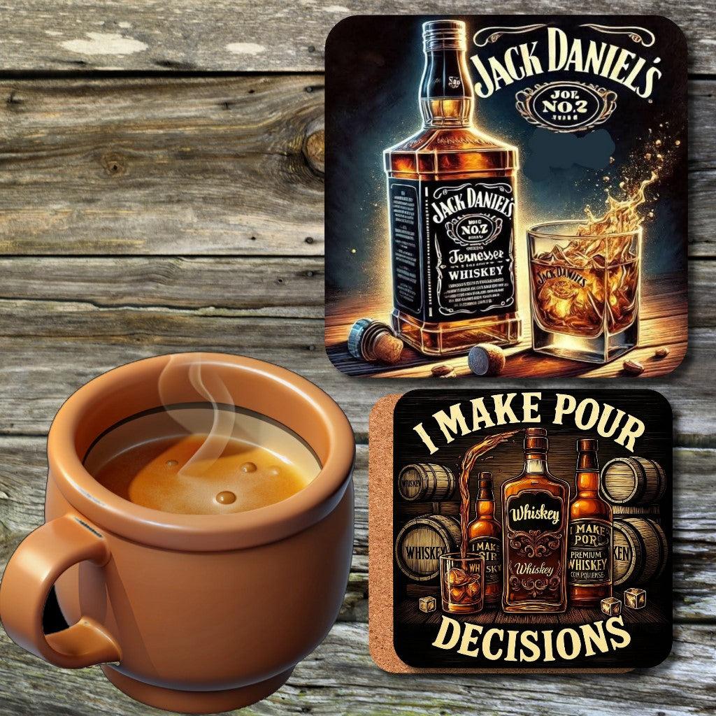 WHISKEY COASTERS