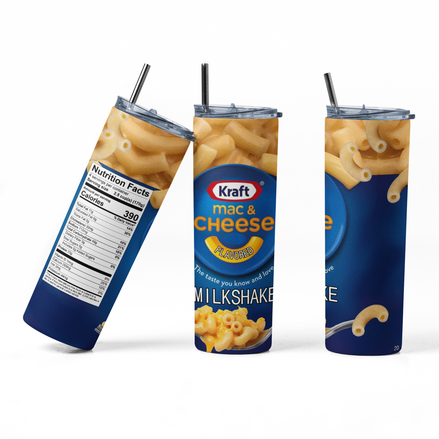 MAC N' CHEESE MILKSHAKE TUMBLER (FAKE NEWS)