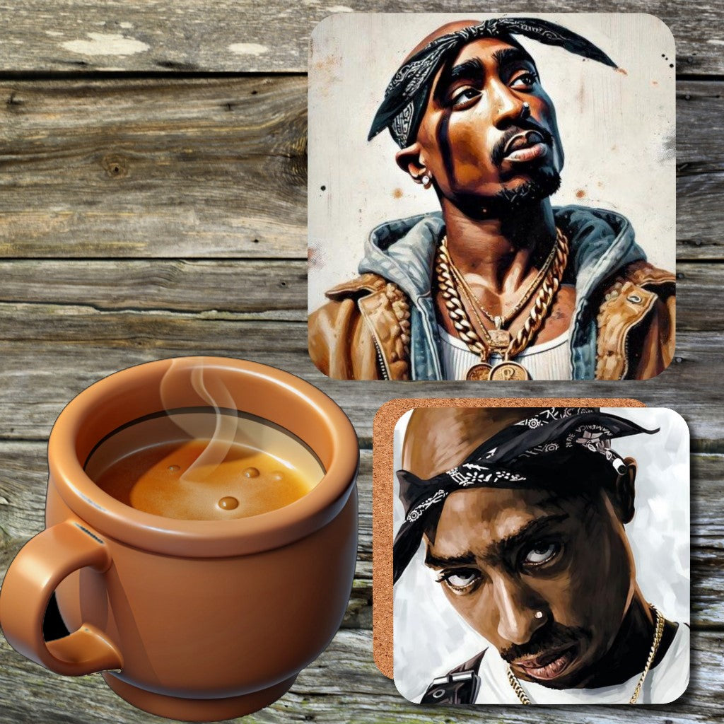 TUPAC DRINK COASTERS